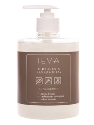VIRTUVINIS RANKŲ MUILAS IEVA 0,5 L