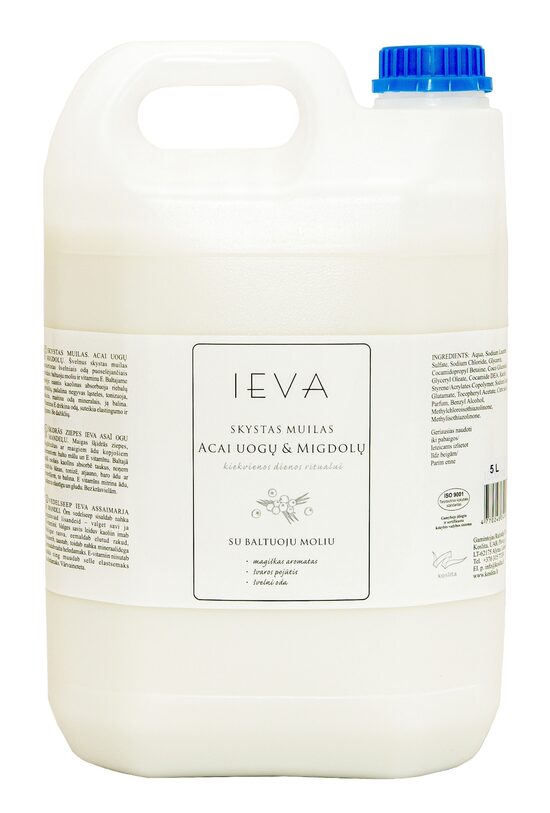 SKYSTAS MUILAS IEVA ACAI UOGŲ IR MIGDOLŲ 5 L