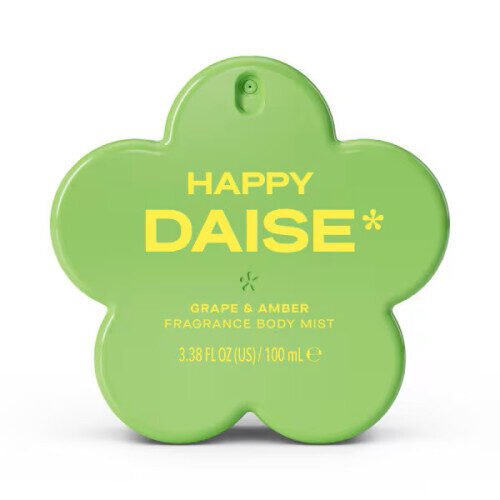 DAISE kūno purškiklis „Happy Happy“ su vynuogių ir gintaro kvapu, 100 ml