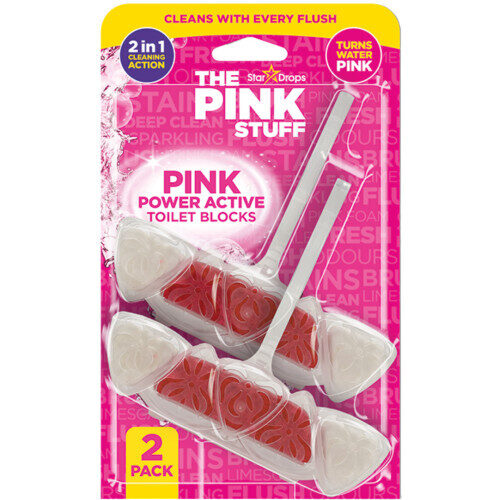 THE PINK STUFF POWER ACTIVE TUALETO GAIVIKLIS - VALIKLIS  2 x 40 g