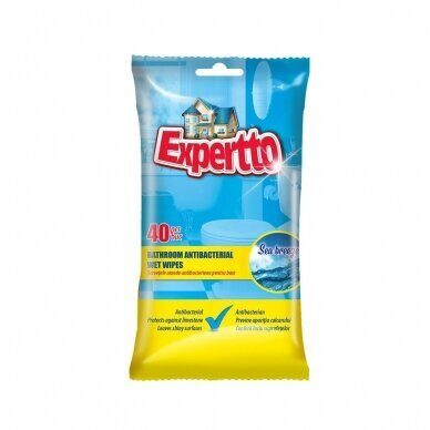 ANTIBAKTERINES DREGNOSIOS SERVETELES VONIAI  EXPERTTO, 40 vnt
