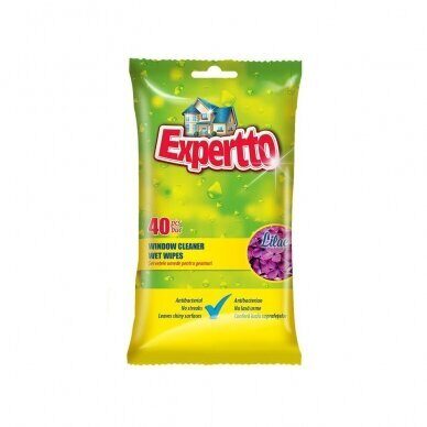 ANTIBAKTERINES DREGNOSIOS SERVETELES LANGAMS  EXPERTTO, 40 vnt