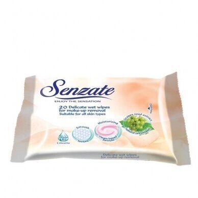DREGNOSIOS KOSMETINWES SERVETELES SENZATE MAKE UP REMOVAL, 20 vnt