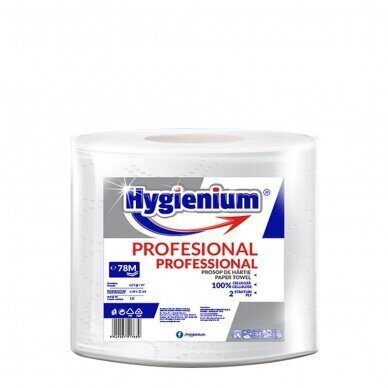 POPIERINIAI RANKSLUOSCIAI  HYGIENIUM (2 SLUOKSNIU) 325 LAP.,(78M) 1 vnt