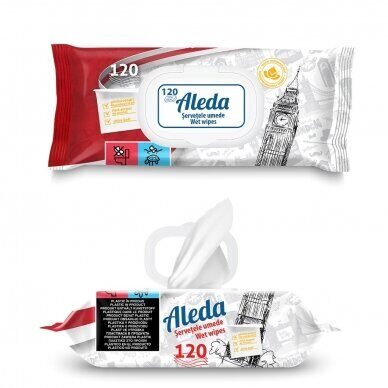 DREGNOSIOS SERVETELES  ALEDA UK DESIGN, 120 vnt