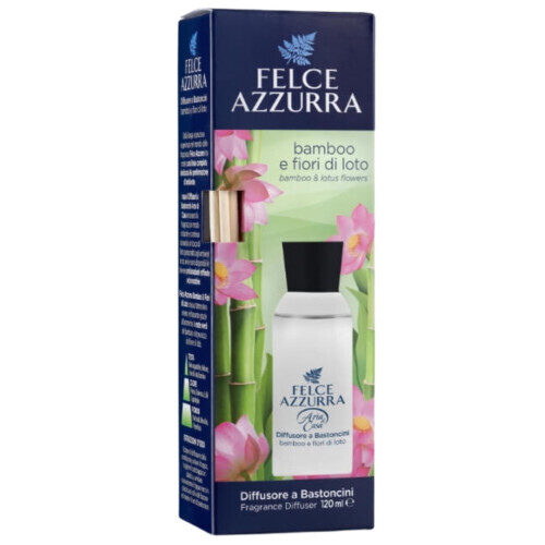 FELCE AZZURRA smilkalinės lazdelės su bambuko ir lotoso žiedų kvapu, 125 ml