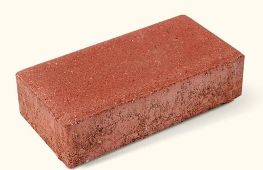 TRINKELĖS BETONO MOZAIKA PRIZMA 5, 200X100X50 MM, RAUDONA