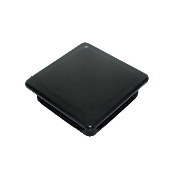 KEPURĖLĖ STULPUI, JUODA 60 X 60 MM, 1 VNT.