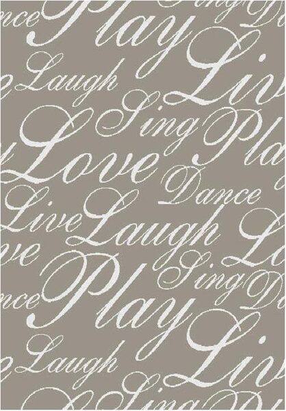 KILIMAS LAUKO TERASOMS DOMOLETTI DAWN. PILKAS. 190X133 CM