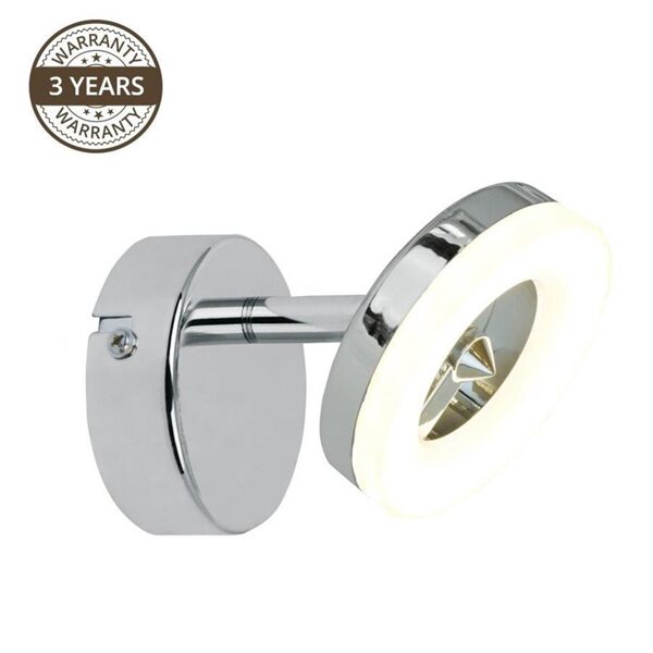 KRYPTINIS ŠVIESTUVAS DOMOLETTI LED16032-1R. 4 W. LED