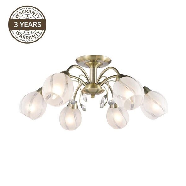 LUBINIS ŠVIESTUVAS DOMOLETTI CL16049-6. 6 × 40 W. E14