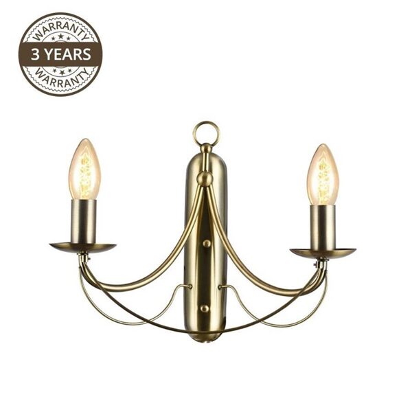 SIENINIS ŠVIESTUVAS DOMOLETTI MARIANA MB122-2. 2 × 60 W. E14