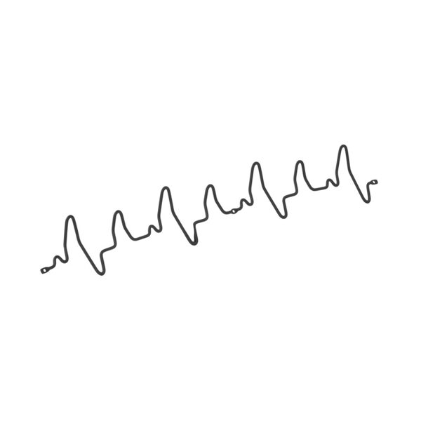 KABYKLA DOMOLETTI. 675 MM X 85 MM. JUODA