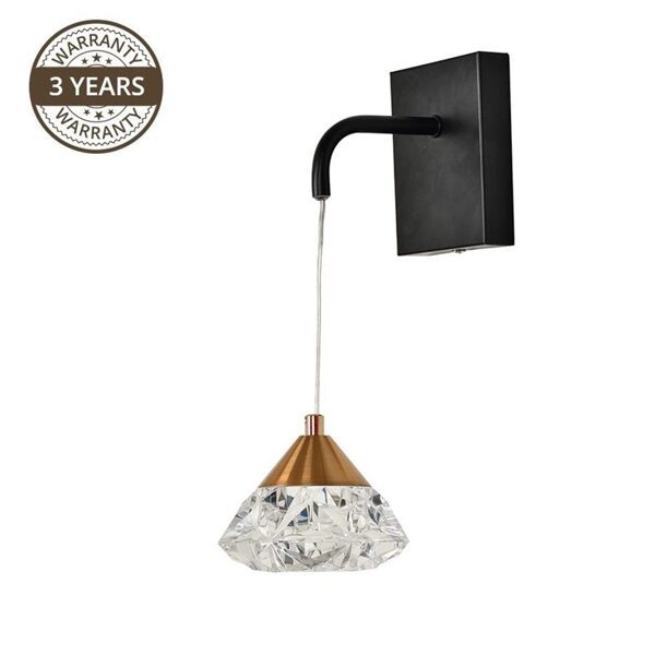 ŠVIESTUVAS SIENINIS DOMOLETTI SHINY. 6 W. LED