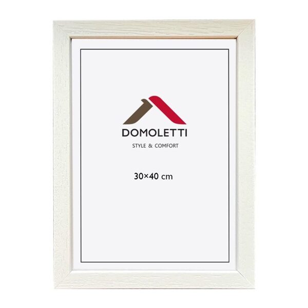 NUOTRAUKŲ RĖMELIS DOMOLETTI. BALTAS. 30X40 CM
