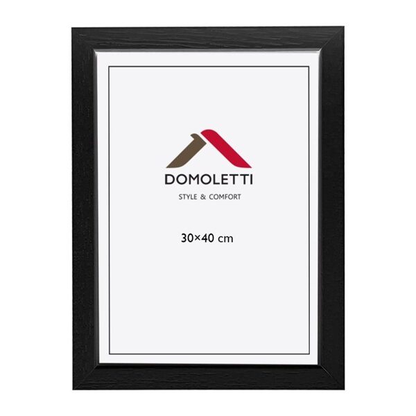 NUOTRAUKŲ RĖMELIS DOMOLETTI. JUODAS. 30X40 CM