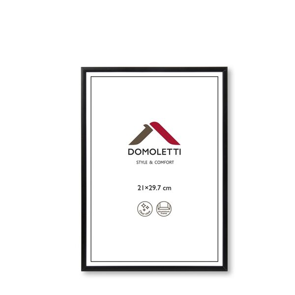 NUOTRAUKŲ RĖMELIS DOMOLETTI. JUODAS. 21X 29.7 CM