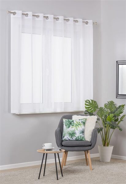 DIENINĖS UŽUOLAIDOS DOMOLETTI. BALTOS. 290 CM X 160 CM