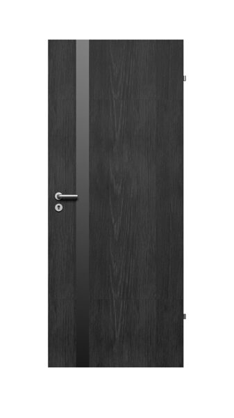 DEŠININĖ DURŲ VARČIA LORETTO ANTRACITO ĄŽUOLO. 84.4×203.5 CM