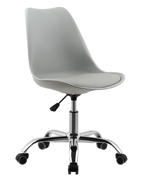 BIURO KĖDĖ DR-N18-1012. 55 X 49 X 52 - 95 CM. PILKA