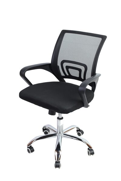 BIURO KĖDĖ DR-OC-1018FB. 58 X 52 X 84 - 94 CM. JUODA