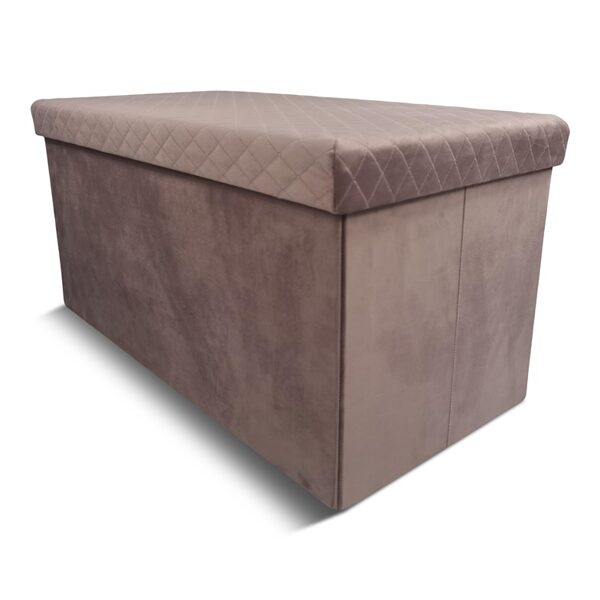 PUFAS DOMOLETTI MATEO. ROŽINIS. 76 CM X 38 CM X 38 CM