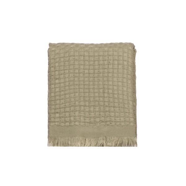 PLEDAS DOMOLETTI WAFFLE. ŽALIAS. 138 CM X 158 CM