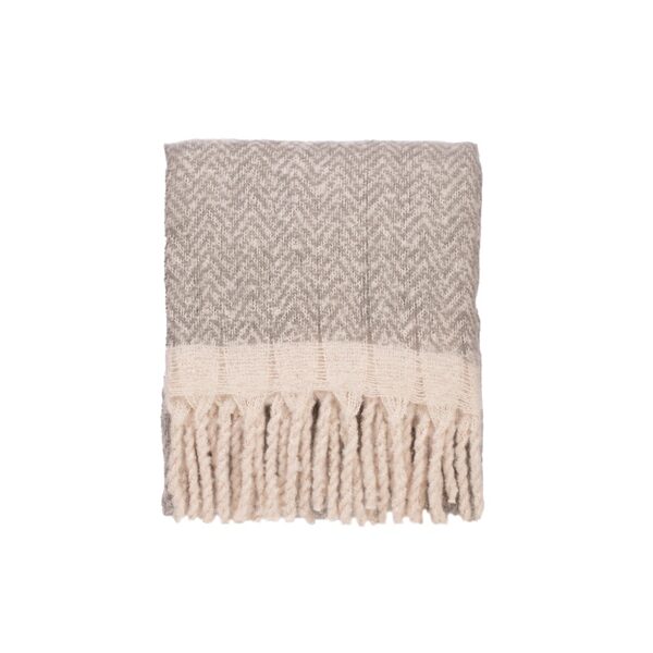 PLEDAS DOMOLETTI HERRINGBONE. PILKAS. 130 CM X 170 CM