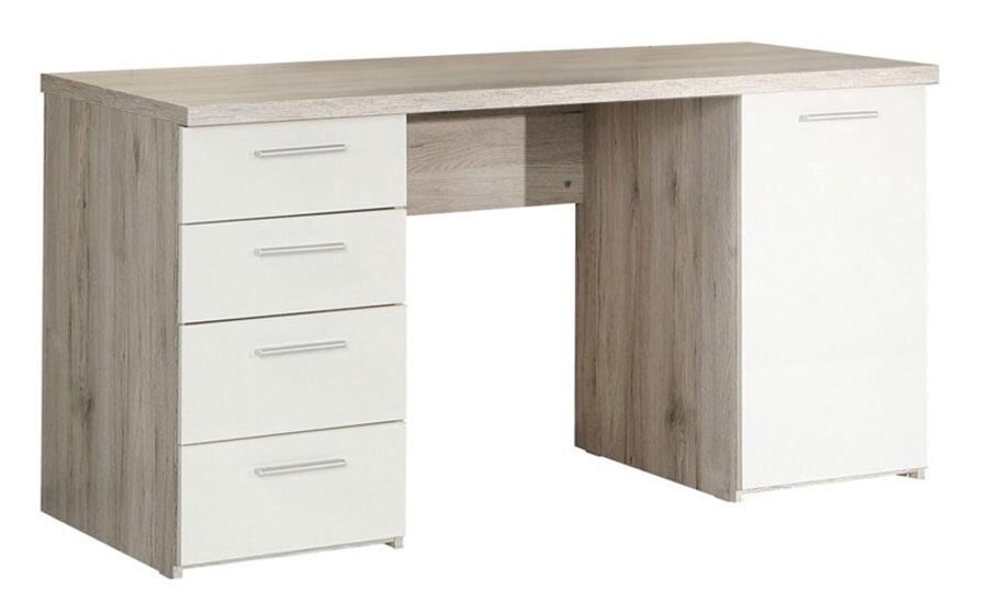 RAŠOMASIS STALAS SU STALČIAIS IR SPINTELE. 145 X 763 X 60 CM