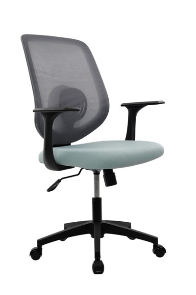 DARBO KĖDĖ DC-556. 48 X 50 X 99 - 109 CM. MĖLYNA/PILKA