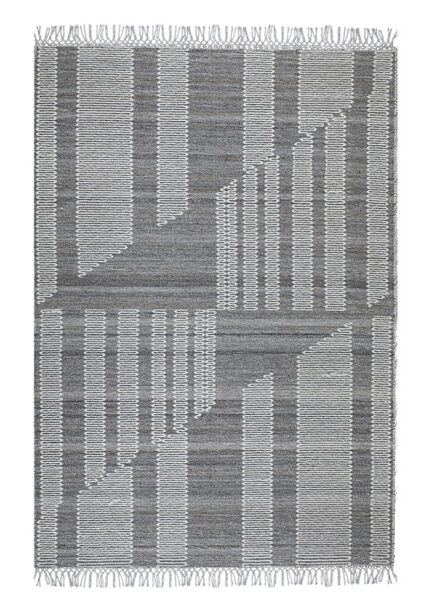 KILIMAS VIDAUS DOMOLETTI BATIM. BALTAS/PILKAS. 160X230CM