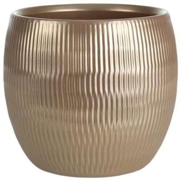 VAZONAS DOMOLETTI 66713/057. KERAMIKA. Ø 13 CM. AUKSO