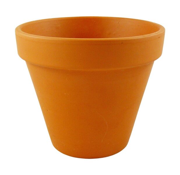 VAZONAS DOMOLETTI TERAKOTA. KERAMIKA. Ø 110 MM. RUDAS