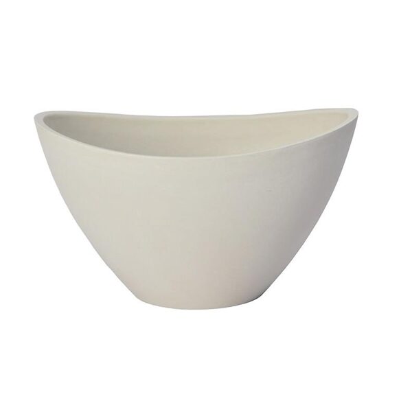 VAZONAS DOMOLETTI 09YB30. SPW. 30 CM. Ø 22 CM. BALTAS