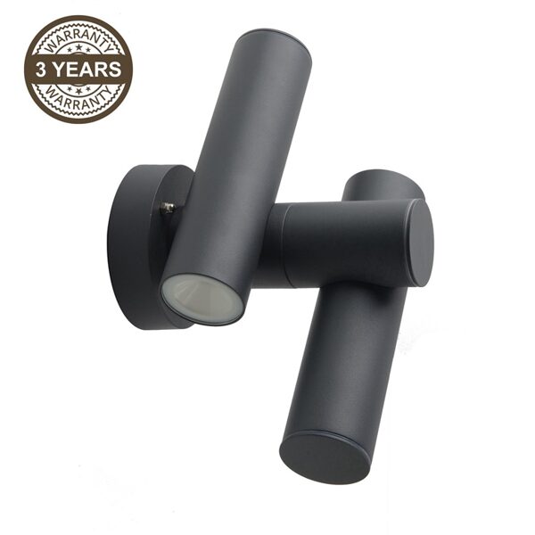 ŠVIESTUVAS DOMOLETTI FLIP QY200645. 6.5W. LED. IP44. JUODAS