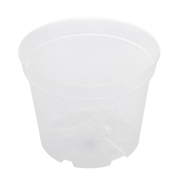 VAZONAS ORCHIDEA SBX7. PLASTIKINIS. Ø 26 CM. SKAIDRUS