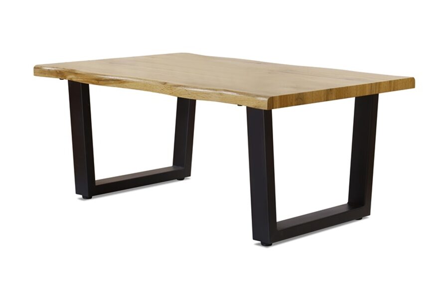 KAVOS STALIUKAS DOMOLETTI JUODAS/MEDŽIO. 90CM X 60CM X 39CM