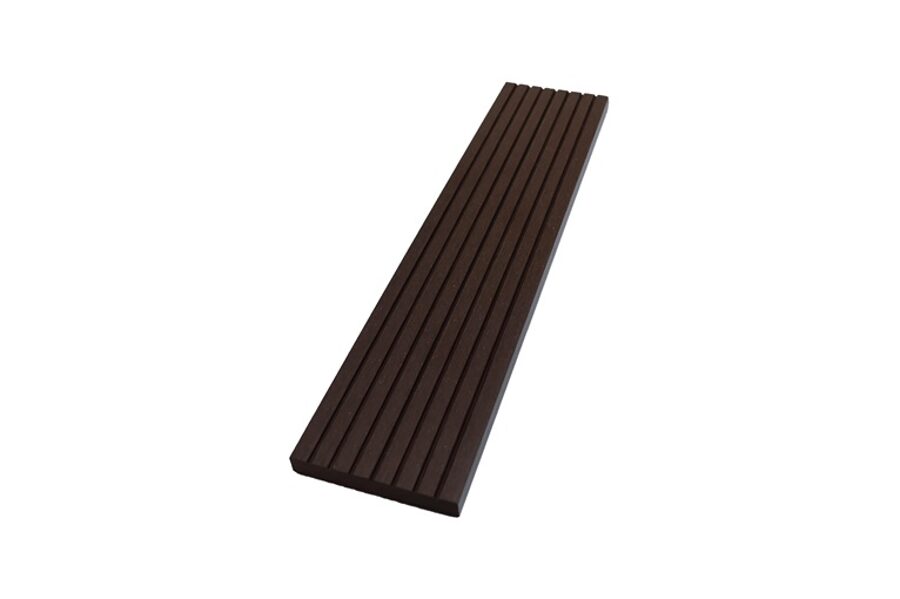 WPC TERASINĖS LENTOS APDAILOS PROFILIS, 11X71X3000 MM, RUDA