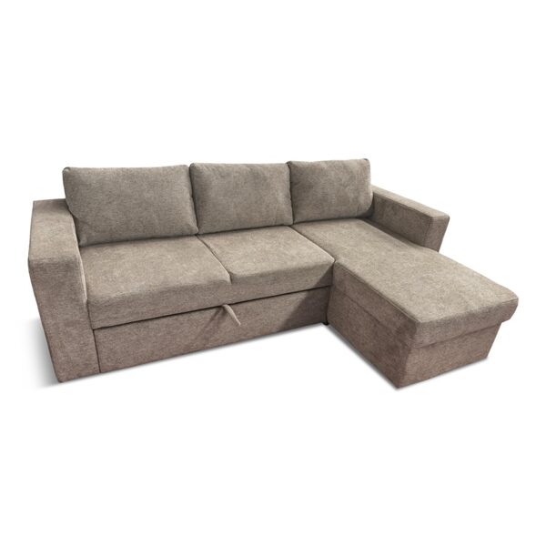 SOFA-LOVA DOMOLETTI. ŠVIESIAI RUDA. 230 X 92 CM X 73 CM