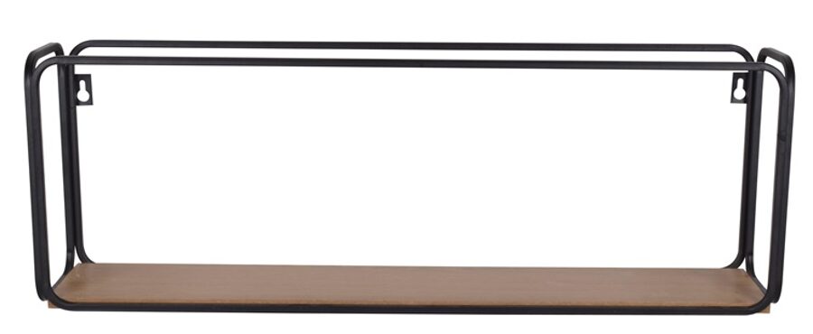 LENTYNA DOMOLETTI. JUODA/MEDŽIO. 61.5 X 13 CM X 60 CM