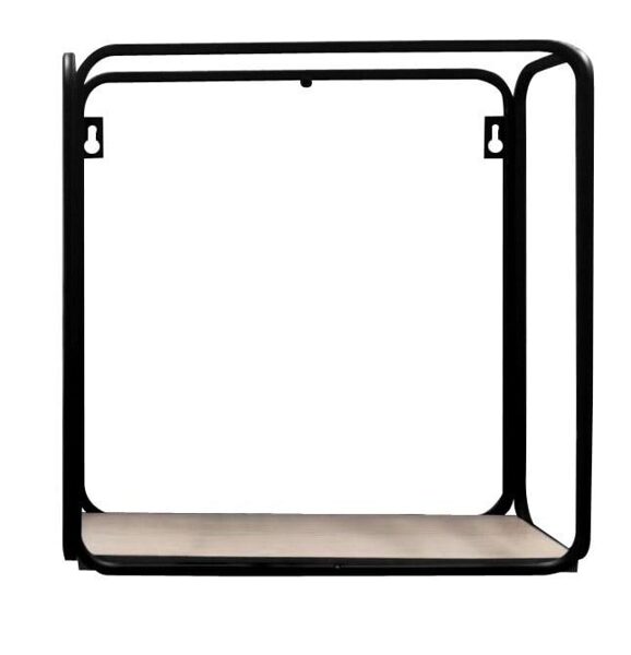 LENTYNA DOMOLETTI. JUODA/MEDŽIO. 30 X 30 CM X 12 CM