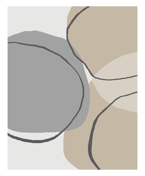 KILIMAS VIDAUS DOMOLETTI VELUTO. PILKAS/SMĖLIO 200 X 300 CM