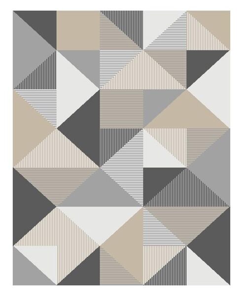 KILIMAS VIDAUS DOMOLETTI VELUTO PILKAS/SMĖLIO. 80 X 120 CM