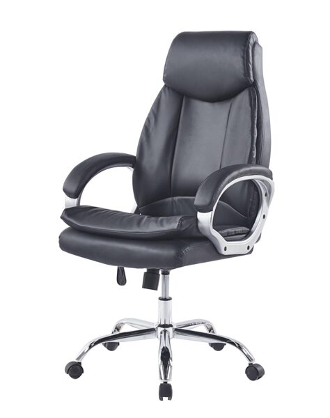 BIURO KĖDĖ DOMOLETTI DR-OC-4805. 54×61×118 CM. JUODOS SP.