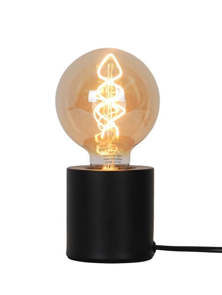 ŠVIESTUVAS LOCK T23020E D8H8 BLACK. E27. PASTATOMAS. 60W