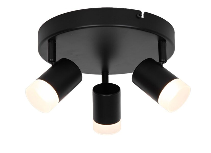 ŠVIESTUVAS SIENINIS DOMOLETTI WICK LED21001-3R BLK. 11 W. 3K