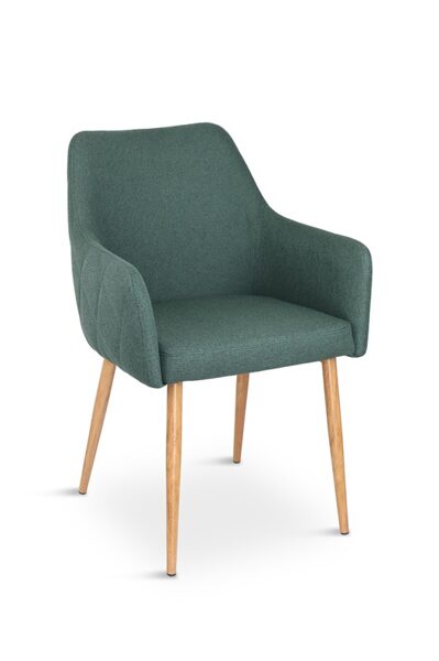 VALGOMOJO KĖDĖ DOMOLETTI ZENON. ŽALIOS SP.. 83×57×59.2 CM