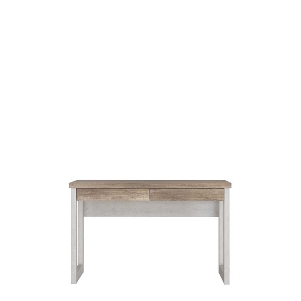 RAŠOMASIS STALAS SU STALČIAIS DOMOLETTI DURB222-M296. BALTAS