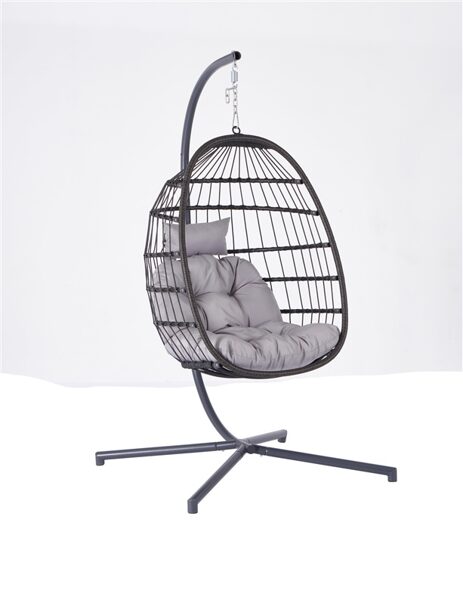 SUPAMASIS KRĖSLAS. PAKABINAMAS MASTERJERO. JUODAS/PILKAS