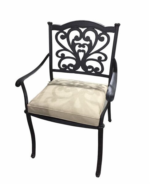 LAUKO KĖDĖ MASTERJERO COFFEE HS7002. JUODA. 43×47×93 CM